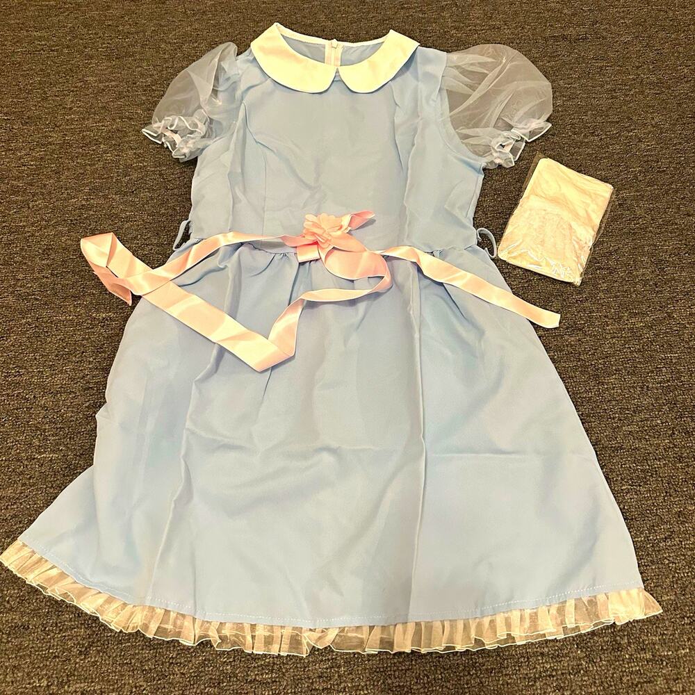 Baby Doll Dress Outfit Women Small Scary Shining Twins Inspired Costume